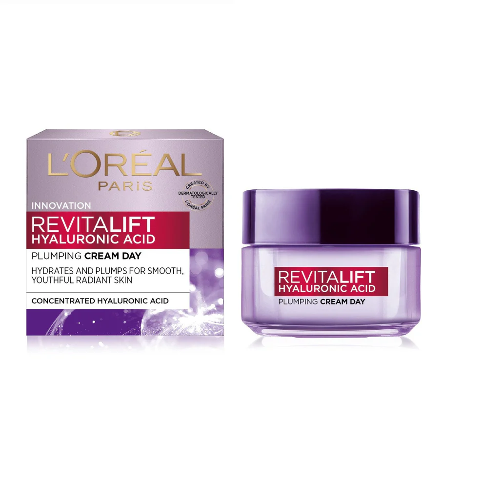 Loreal Revitalift Hyaluronic Acid Plumping Day Cream 50ml - Image 1