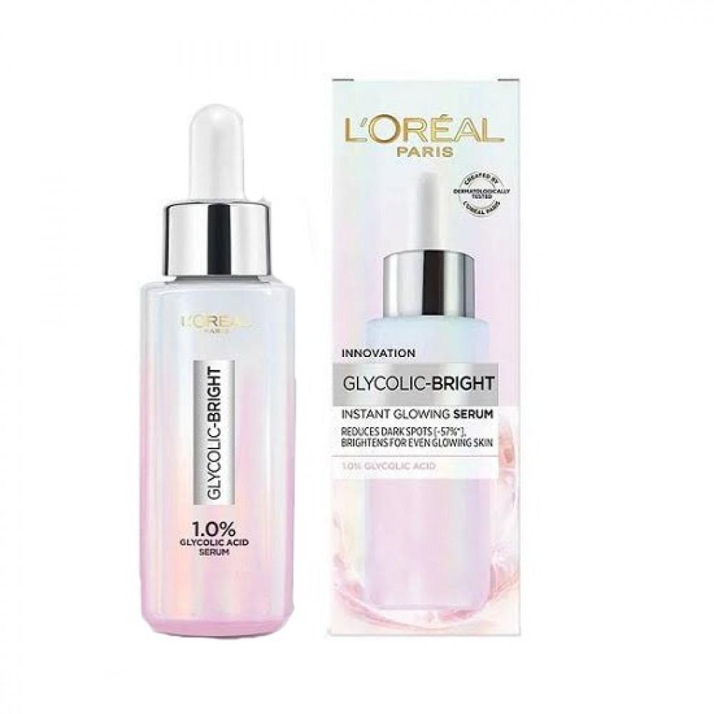 Loreal Glycolic-Bright Instant-Glowing Serum 30ml - Image 1