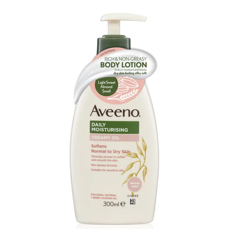 Aveeno Daily Moisturising Creamy Oil 300ml - Image 1