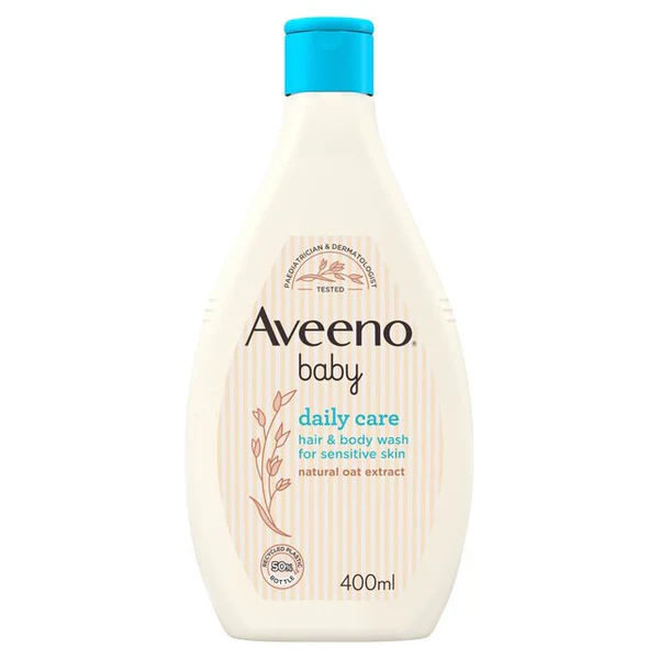 Aveeno Baby Daily Care Hair & Body Wash 400ml - Image 1