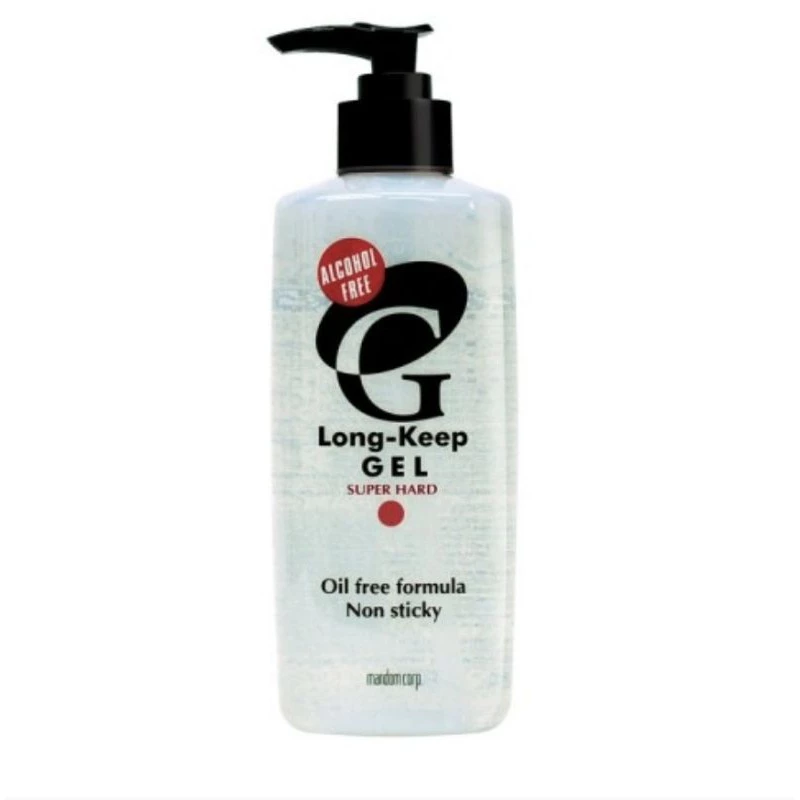 Mandom Long Keep Hair Gel With Pump 350g - Super Hard