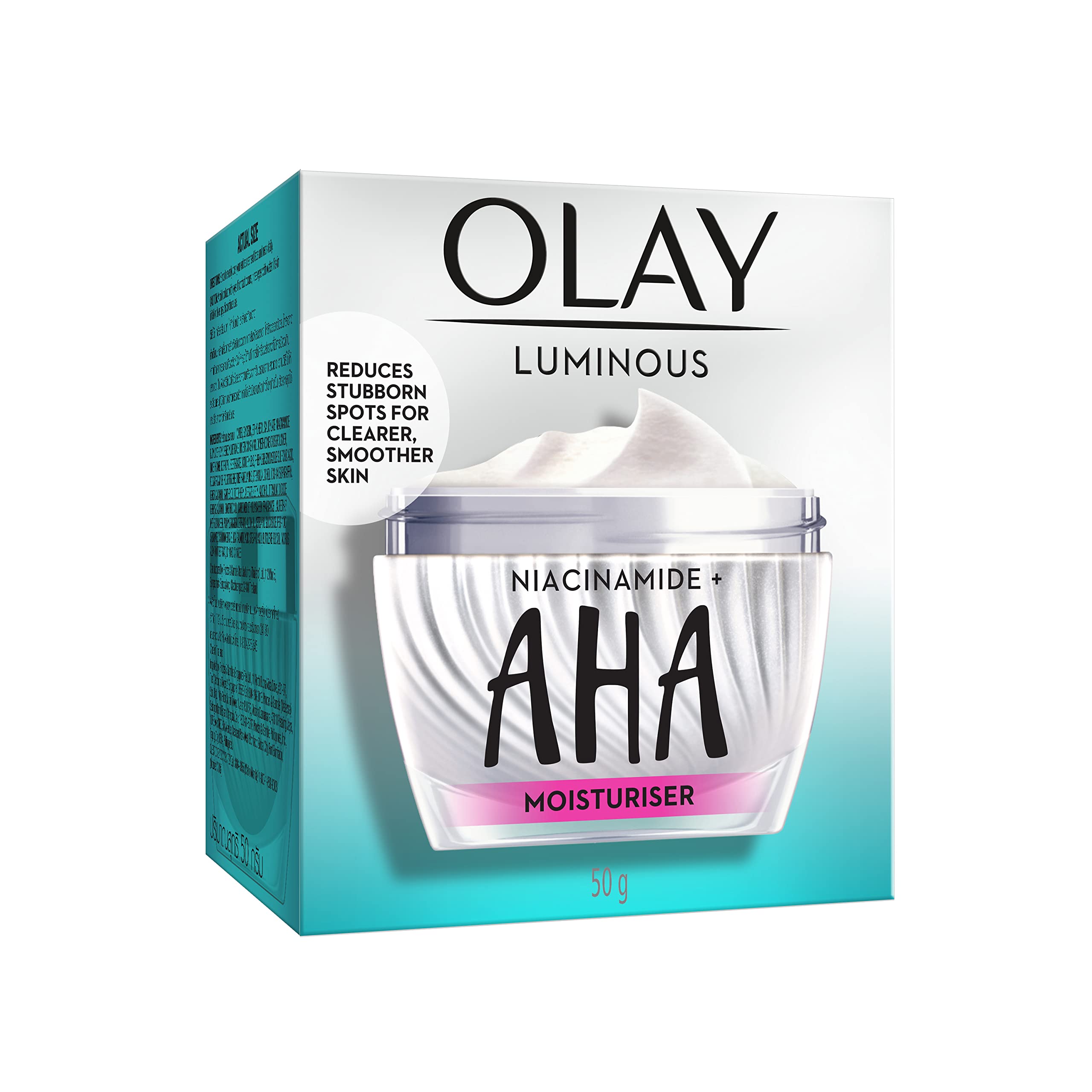 Olay Luminous Niacinamide + AHA Super Face Moisturiser 50g - Image 1