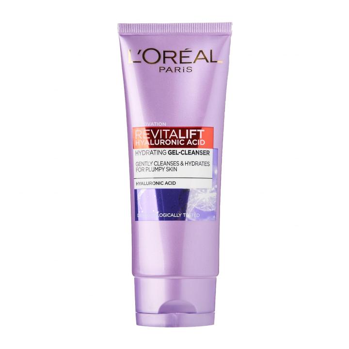Loreal Revitalift Hyaluronic Acid Hydrating Gel-Cleanser 100ml - Image 1