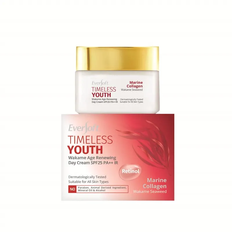 Eversoft Timeless Youth Wakame Age Renewing Day Cream SPF25 50g - Image 1