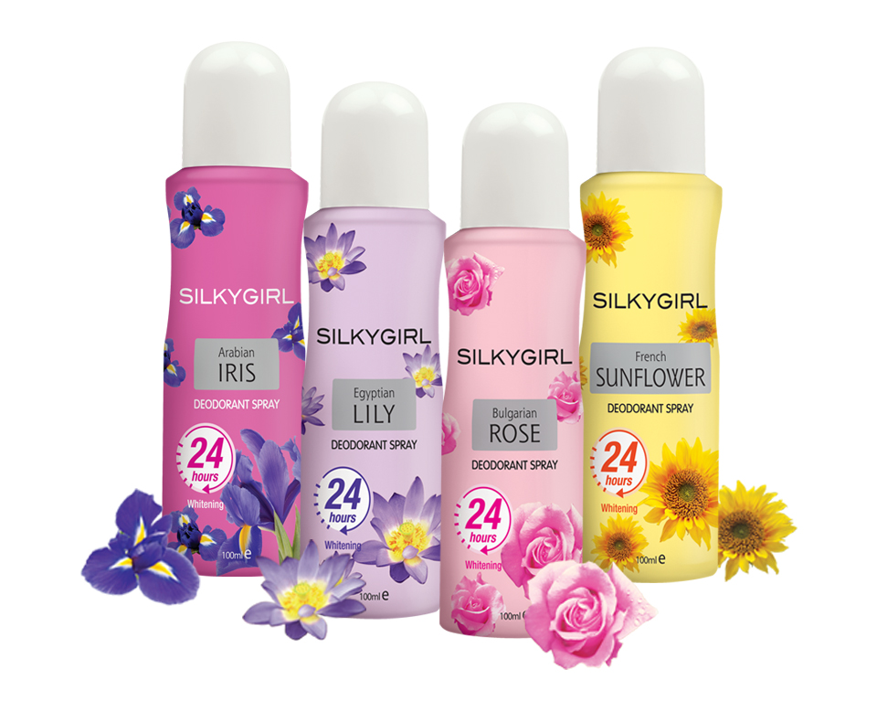 Silky Girl Deodorant Spray 24H 100ml - Image 1