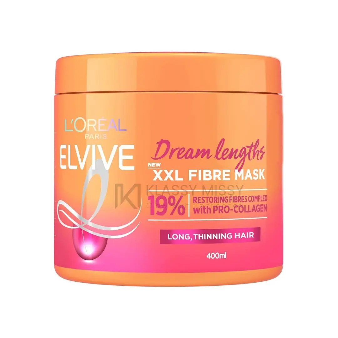 Loreal Elvive Dream Lengths XXL Fibre Mask 400ml - Image 1