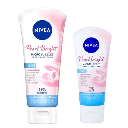 Nivea White Pearl Foam 100g - Image 1