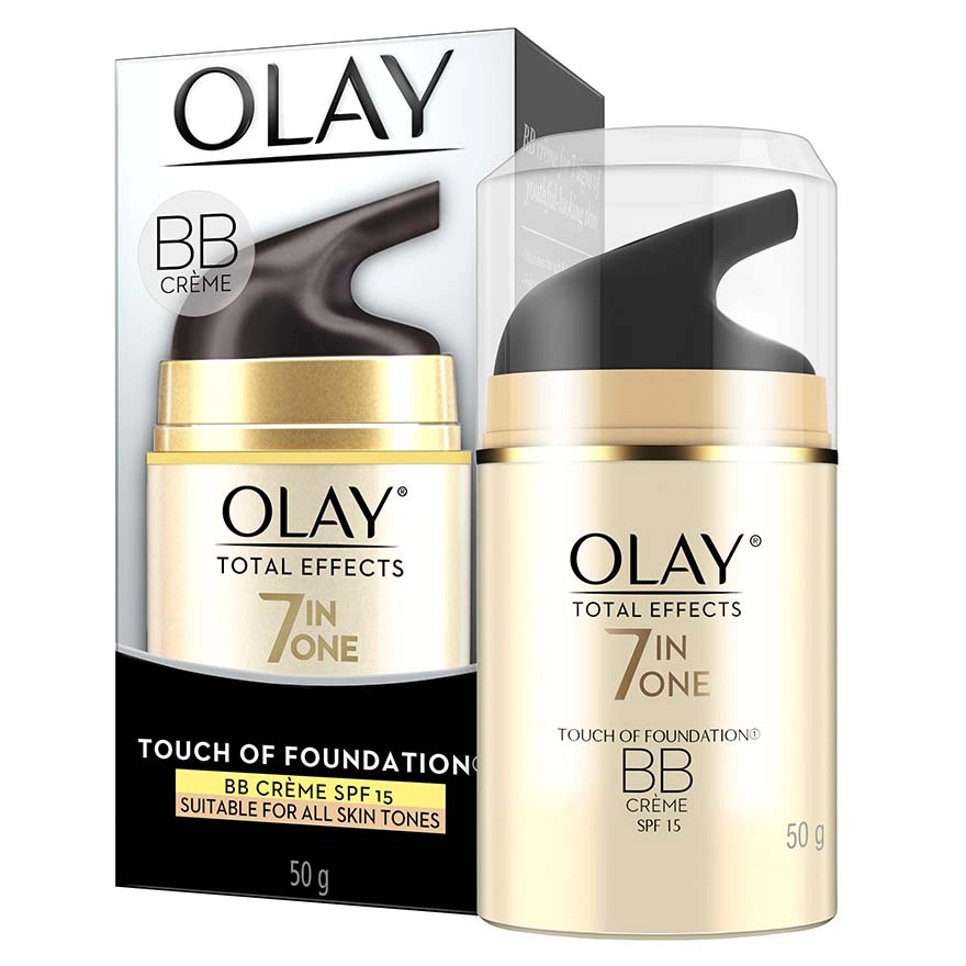 Olay Total Effects Touch Of Foundation Day Cream SPF 15 50g - Image 1