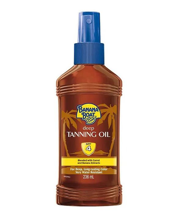 Banana Boat Deep Tanning Oil 236ml - SPF4 Carrot