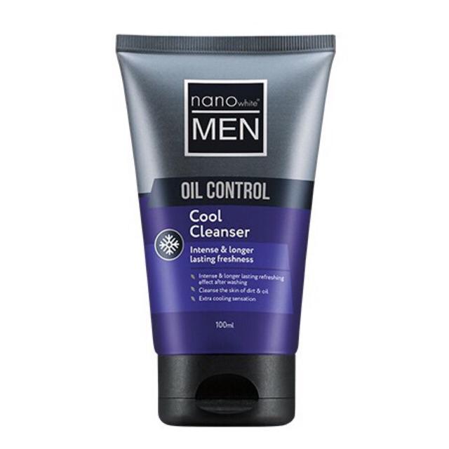 Nano White Cleanser / Scrub Men 100ml - Cool Cleanser
