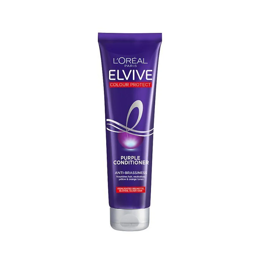 Loreal Elvive Conditioner 150ml Color Protect Purple - Image 1