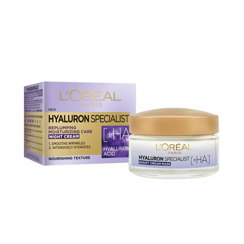 Loreal Hyaluron Expert Replumping Moisturising Care Cream 50ml - Image 1