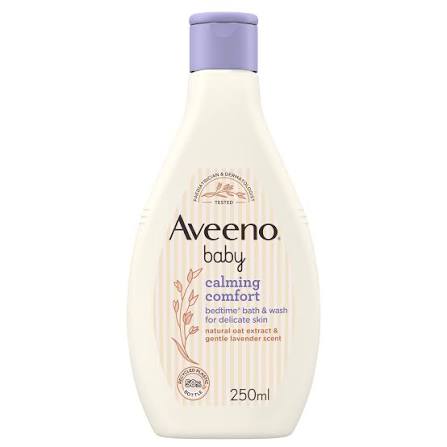 Aveeno Baby Calming Comfort Bath & Wash 250ml - Image 1