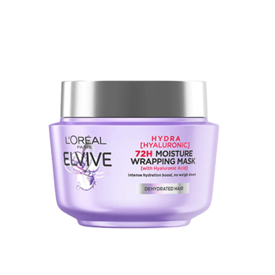 Loreal Elvive Hyaluronic 72H Moisture Wrapping Mask 300ml - Image 1
