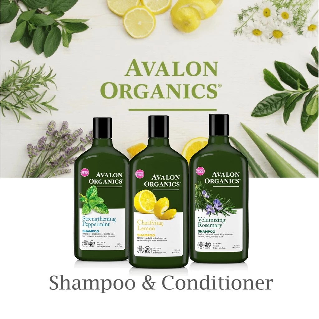 Avalon Organic Shampoo/Conditioner 325ml - Image 1