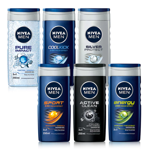Nivea Men Shower Gel 250ml - Image 1