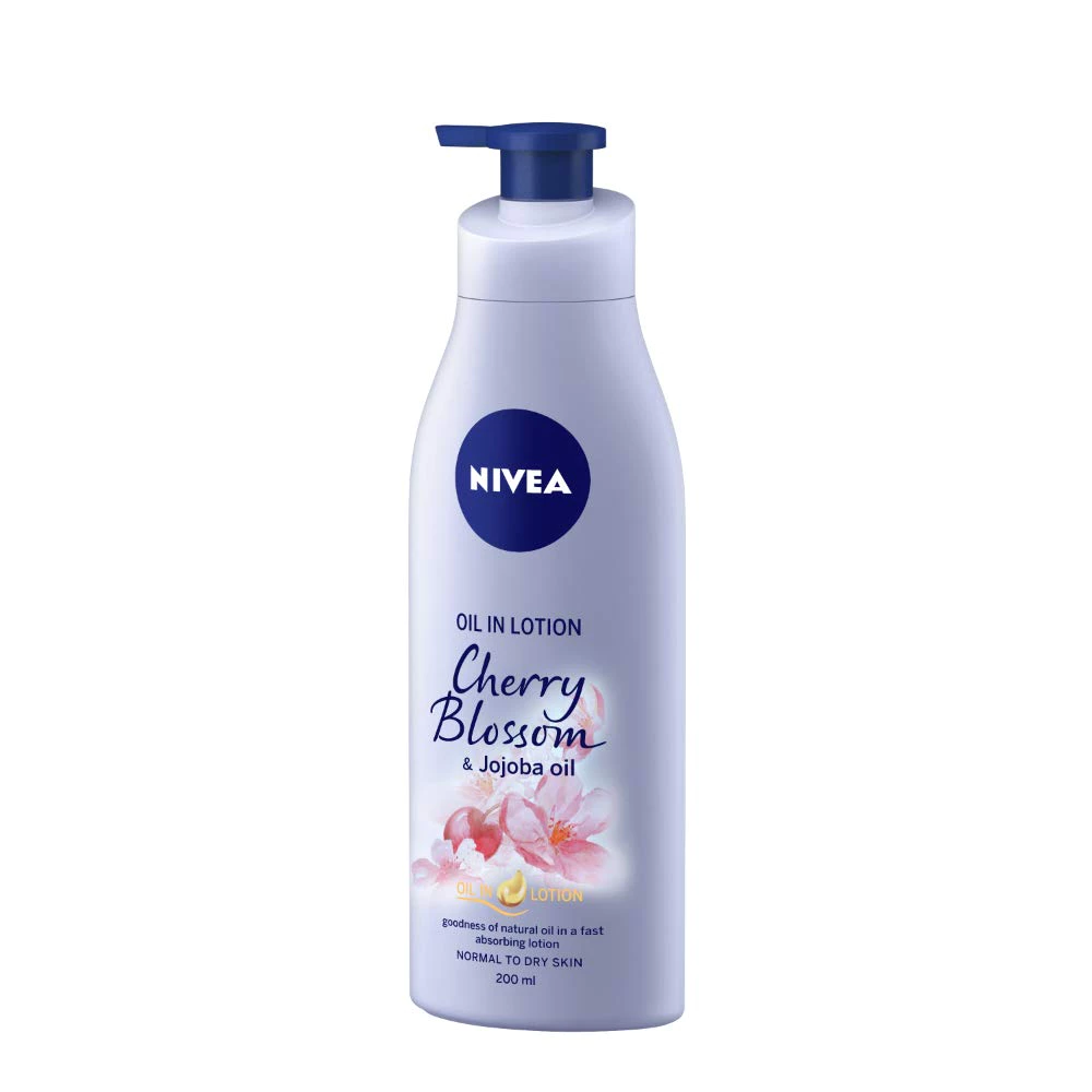 Nivea Body Lotion Cherry Blossom & Jojoba Oil 400ml - Image 1