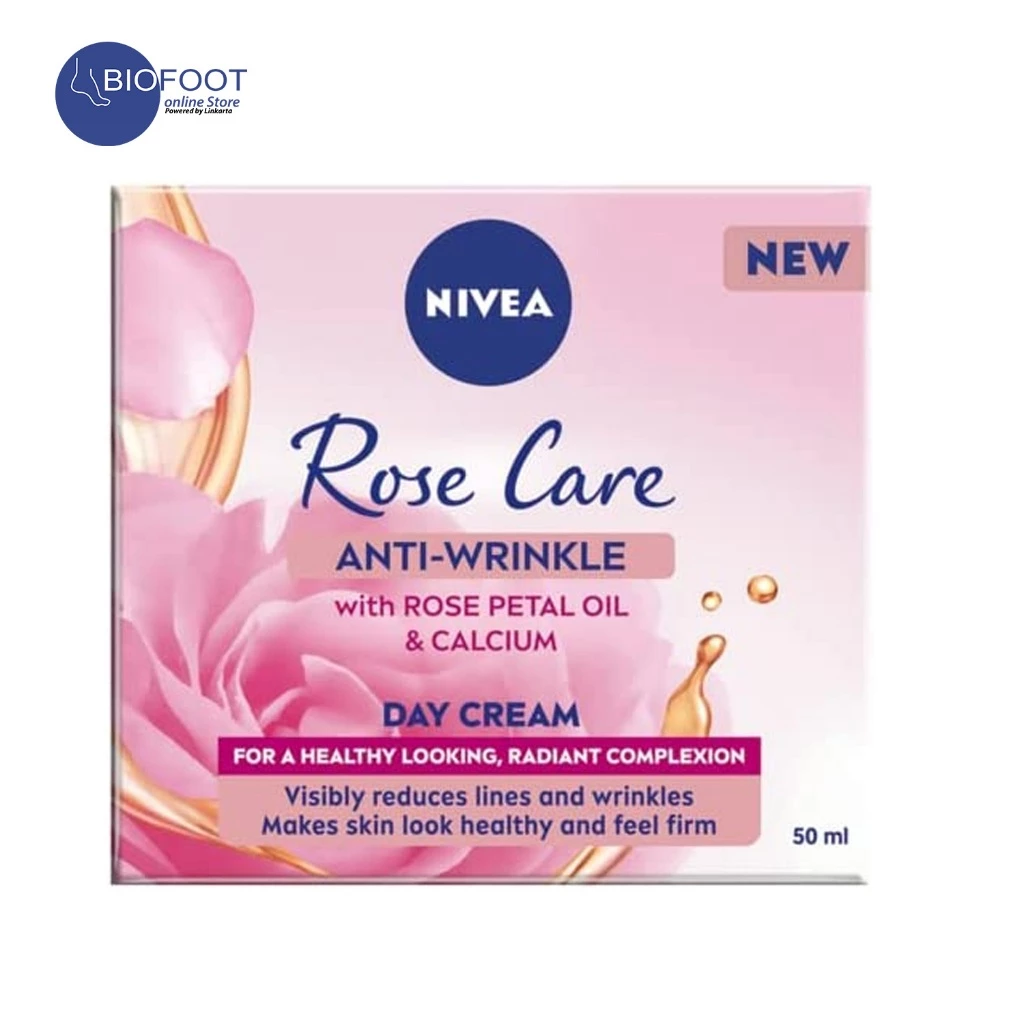 Nivea Rose Touch Anti-Wrinkle Day Cream 50ml - Image 1